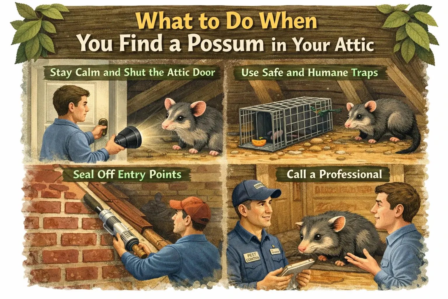 Find a Possum in Your Attic